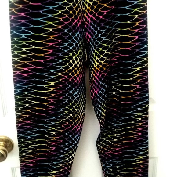 NEW Funky SUPER SOFT!! COMFY-MERMAID Leggings-NEW - Picture 2 of 3